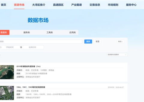 “数据市场”正式开通，湖南自然资源全要素市场再添主要拼图