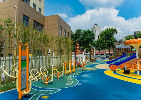 “口袋公园” 装满民生幸福 阻止六月尾，，重庆“口袋公园”今年开工八十八个、、建成六十四个